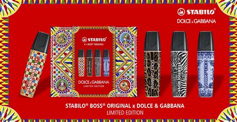 dolce gabbana boss|DOLCE&GABBANA X STABILO.